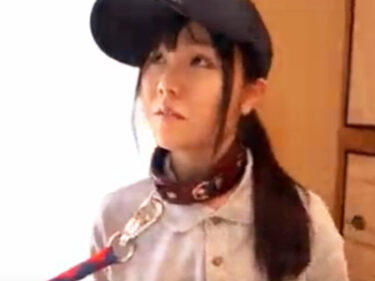 社員寮に配達に来る超ガリちっぱいの美少女配達員を調教してがっつり中出し！